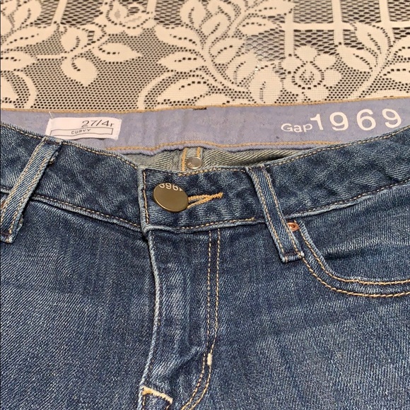 Gap Jeans Size 27 Bootcut - Picture 2 of 5